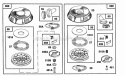 Rewind Assemblies Diagram and Parts List for 104772-0122-99  Briggs and Stratton Engine